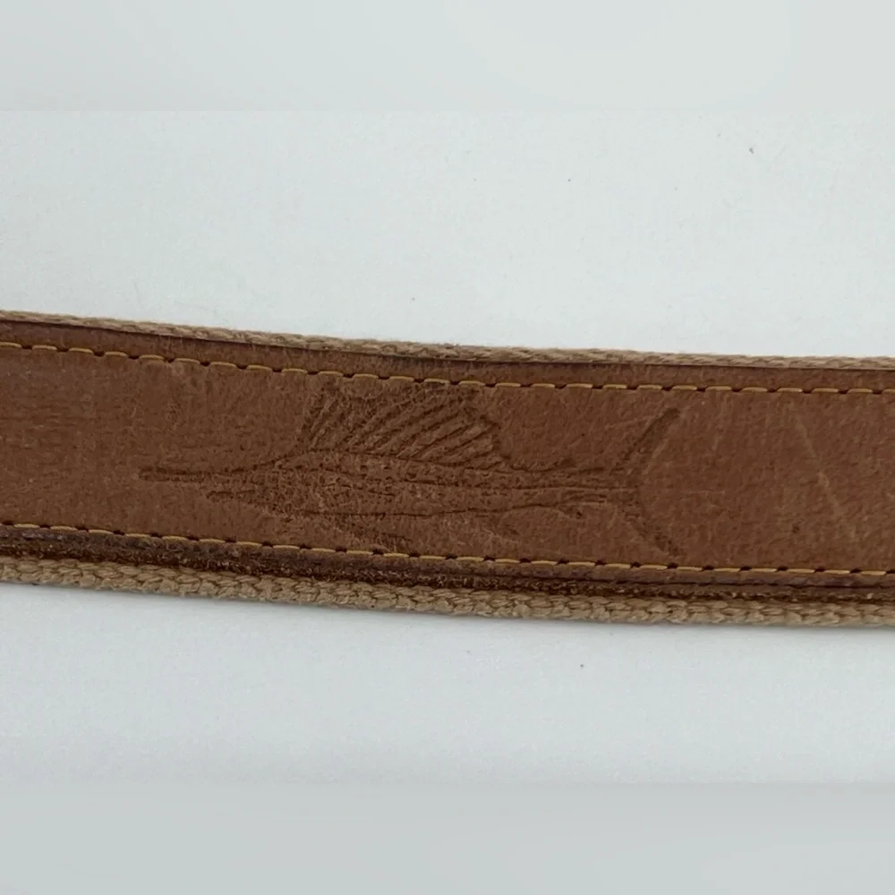 Sailfish‎ Leather & Canvas Belt 42